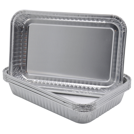 ROADPRO 6x9 Aluminum Pans for 12-Volt Portable Roaster RPSC200 6-Pack RPSC90696